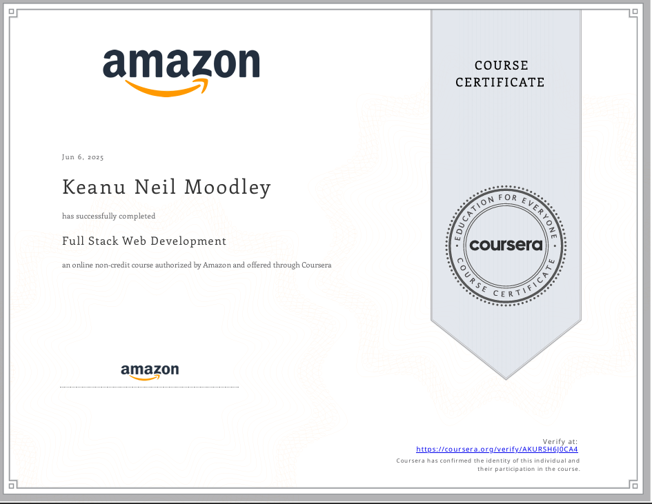 Full-Stack Web Development